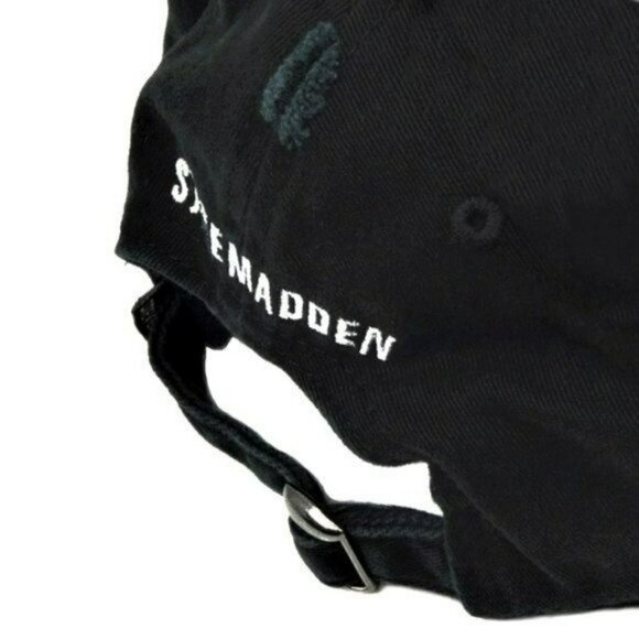 NWT Steve Madden Distressed L.A. Los Angeles Graphic Embroidery Dad Baseball Cap - Picture 2 of 5